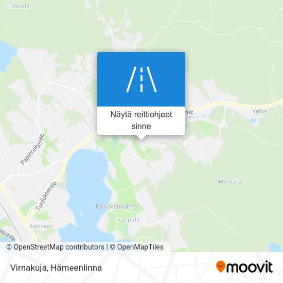Virnakuja kartta