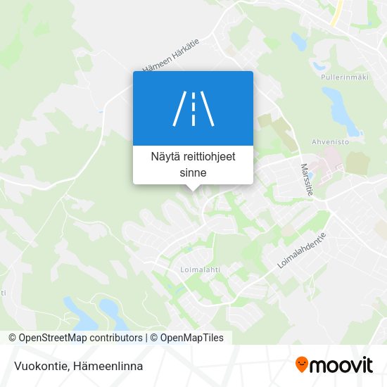 Vuokontie kartta