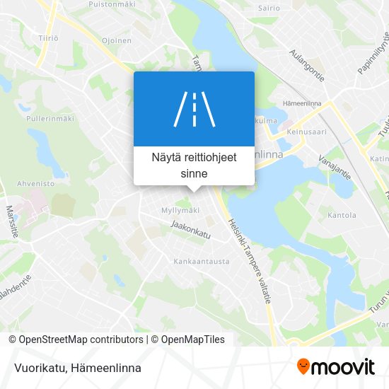 Vuorikatu kartta