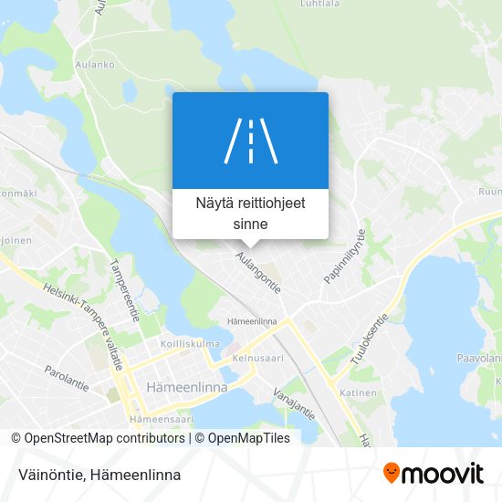 Väinöntie kartta