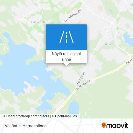 Välläntie kartta