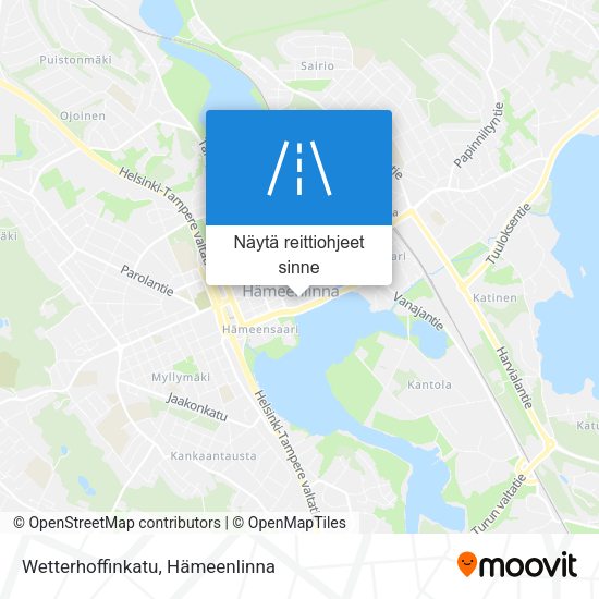 Wetterhoffinkatu kartta