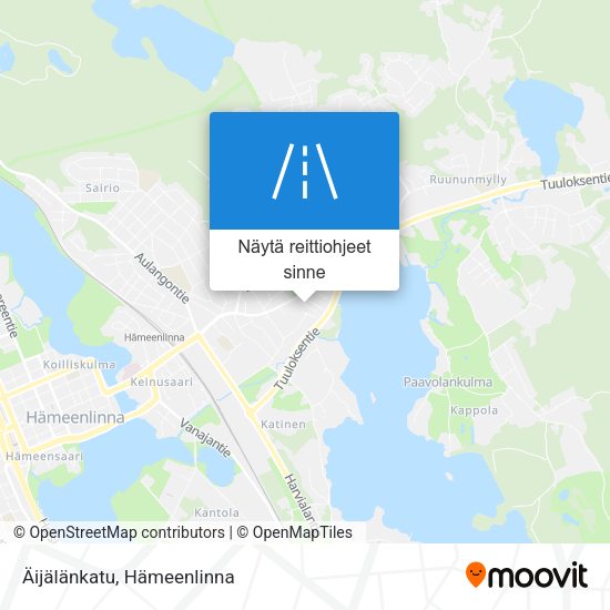 Äijälänkatu kartta