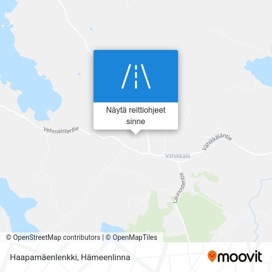 Haapamäenlenkki kartta