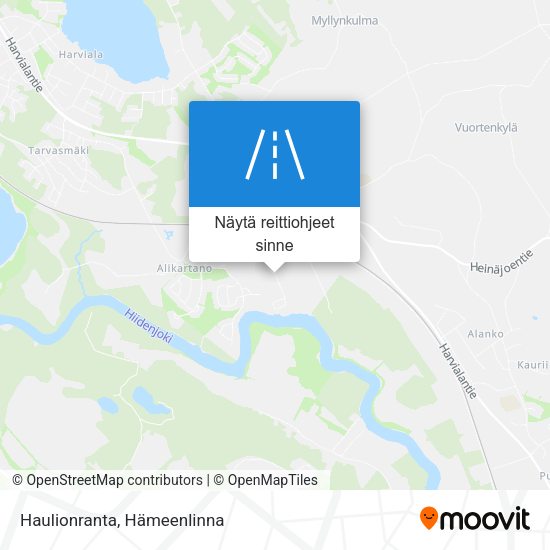 Haulionranta kartta