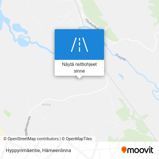 Hyppyrimäentie kartta