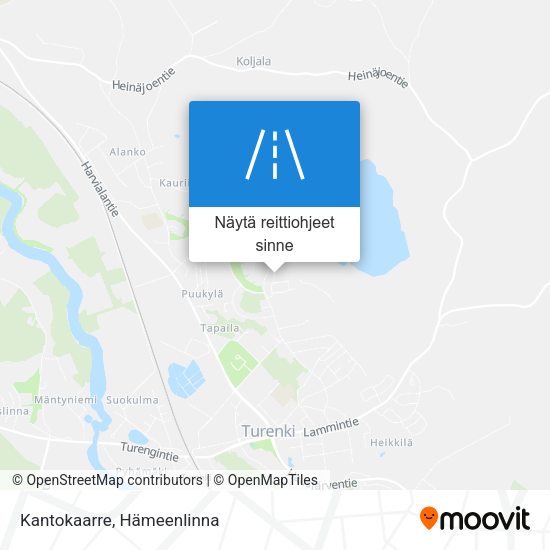 Kantokaarre kartta
