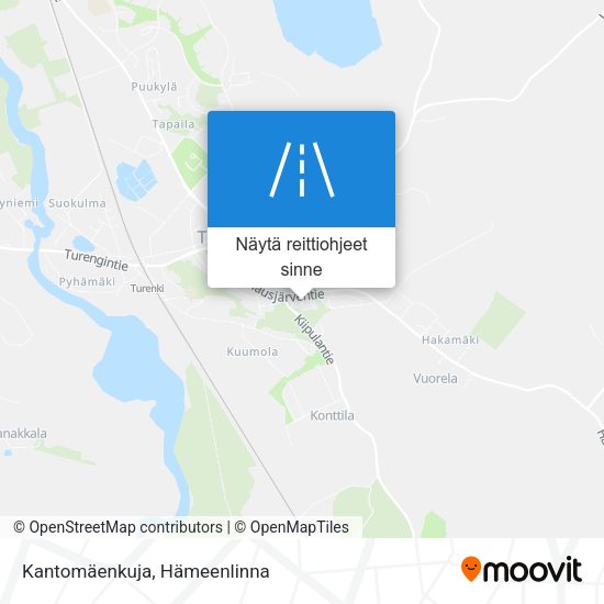 Kantomäenkuja kartta