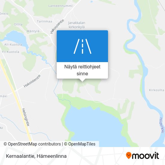 Kernaalantie kartta