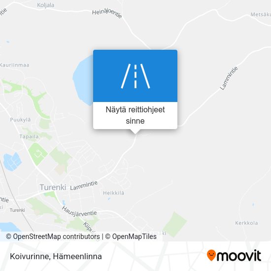 Koivurinne kartta