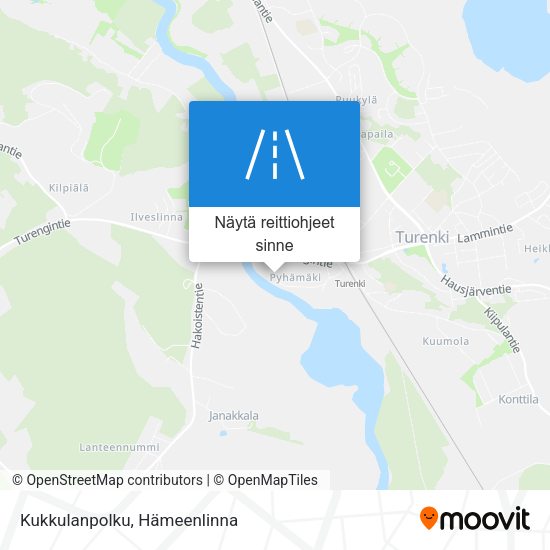 Kukkulanpolku kartta