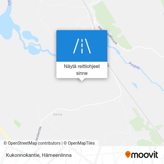 Kukonnokantie kartta