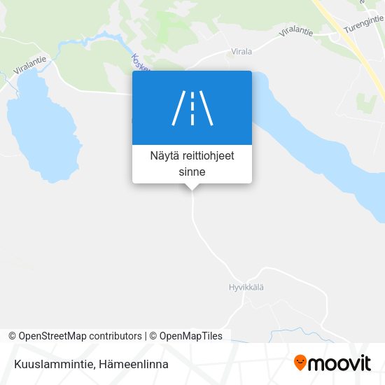 Kuuslammintie kartta