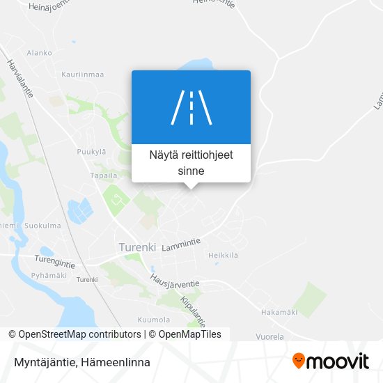 Myntäjäntie kartta