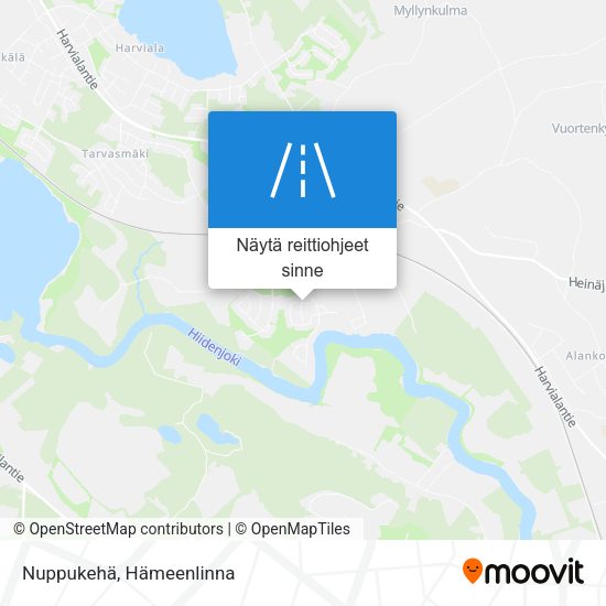 Nuppukehä kartta