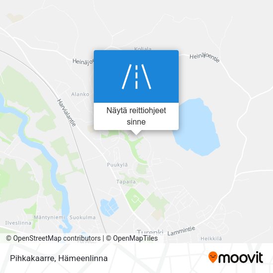 Pihkakaarre kartta