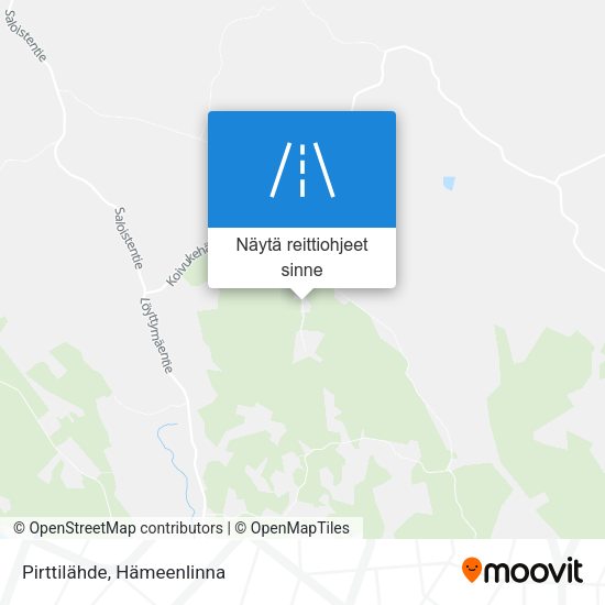 Pirttilähde kartta