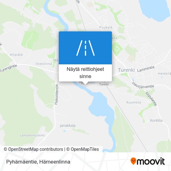 Pyhämäentie kartta