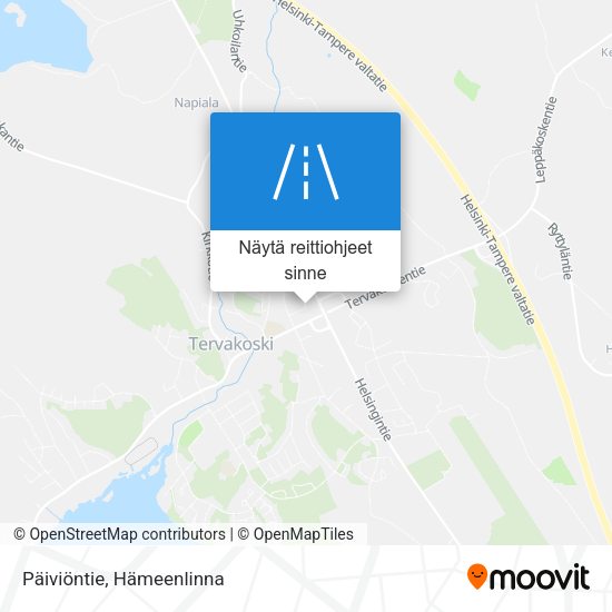 Päiviöntie kartta