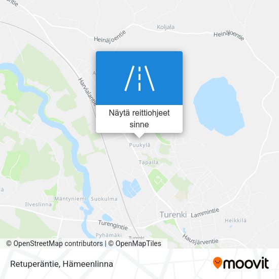 Retuperäntie kartta
