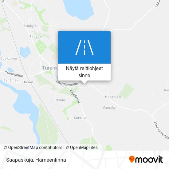 Saapaskuja kartta