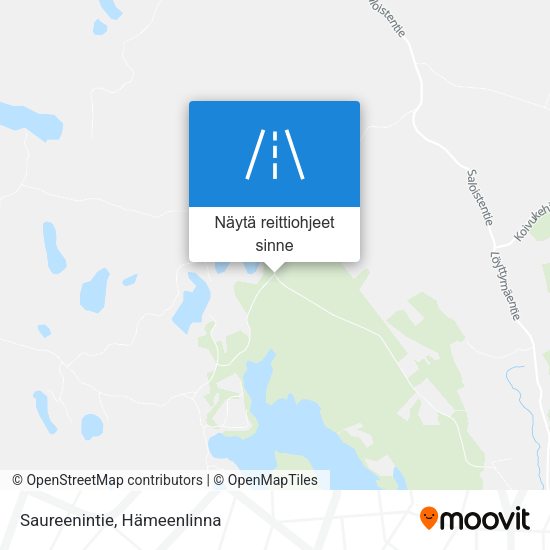 Saureenintie kartta