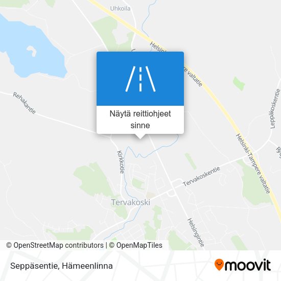 Seppäsentie kartta
