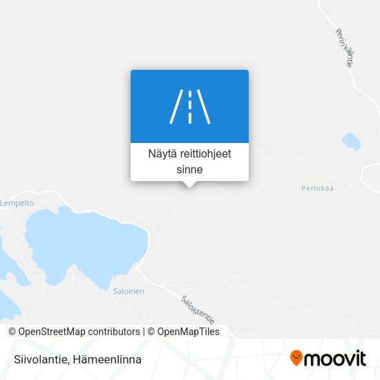 Siivolantie kartta