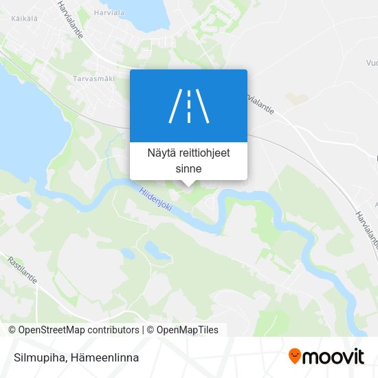 Silmupiha kartta