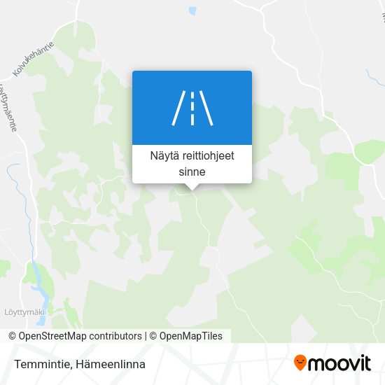 Temmintie kartta