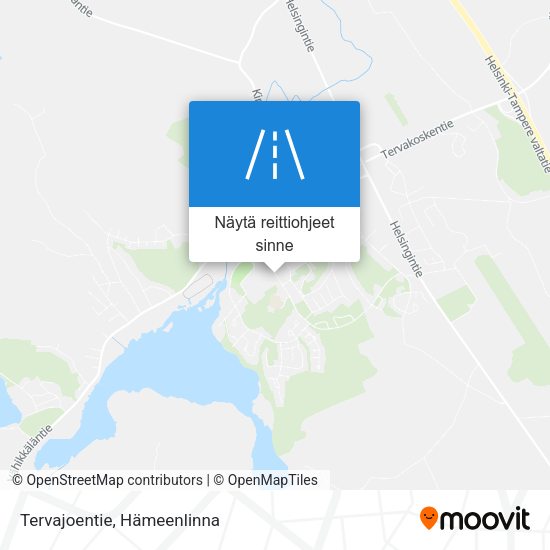 Tervajoentie kartta