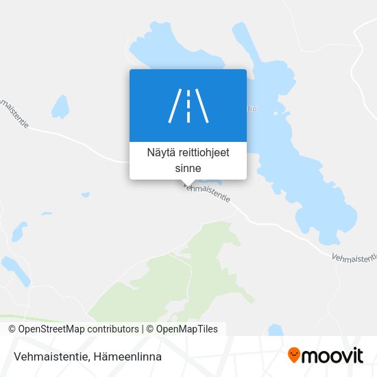 Vehmaistentie kartta