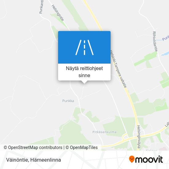 Väinöntie kartta