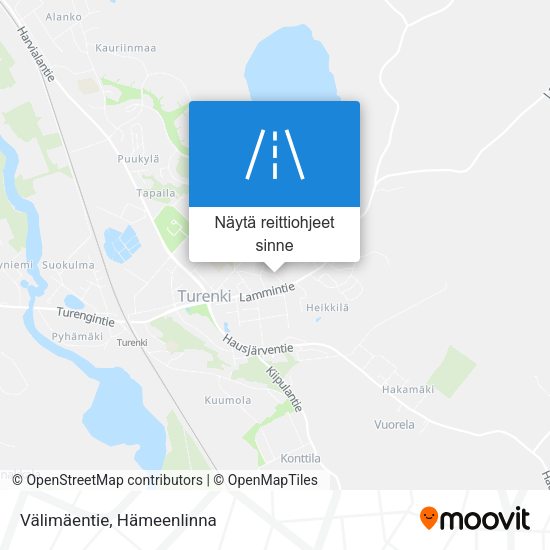 Välimäentie kartta