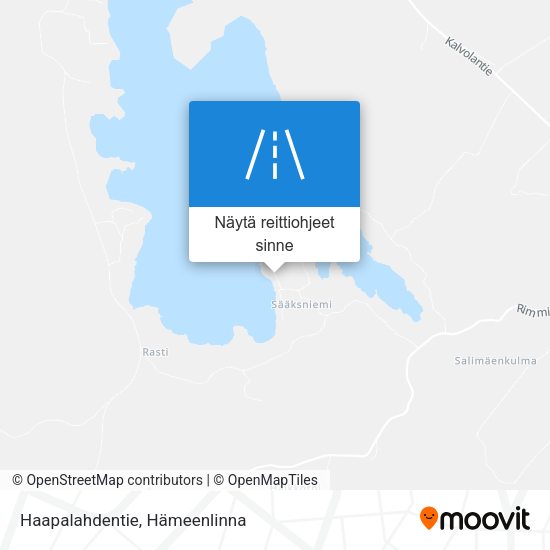 Haapalahdentie kartta