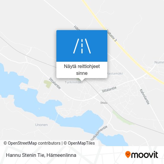 Hannu Stenin Tie kartta