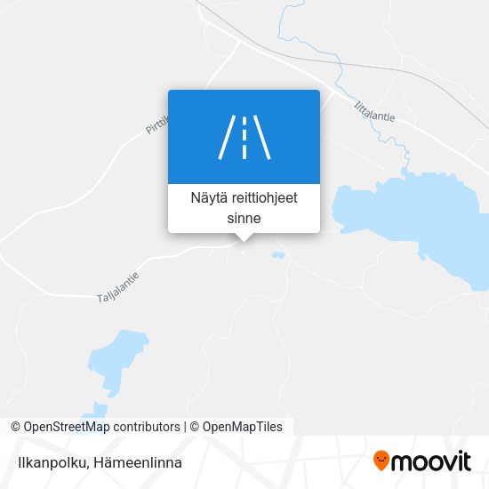 Ilkanpolku kartta