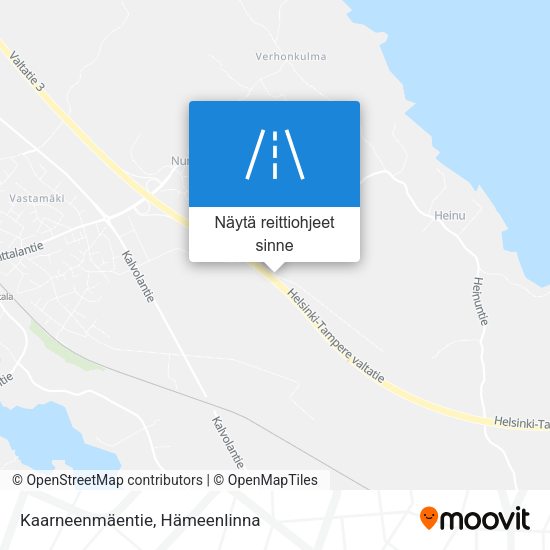 Kaarneenmäentie kartta