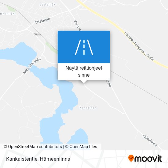 Kankaistentie kartta