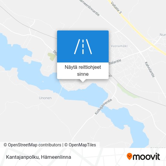 Kantajanpolku kartta
