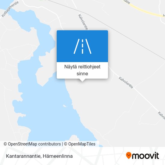 Kantarannantie kartta