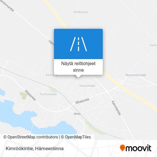 Kimröökintie kartta