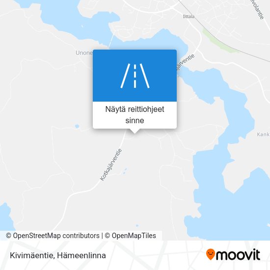 Kivimäentie kartta
