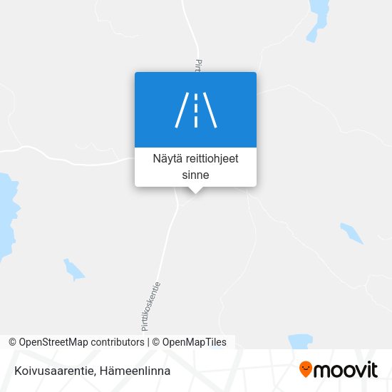 Koivusaarentie kartta