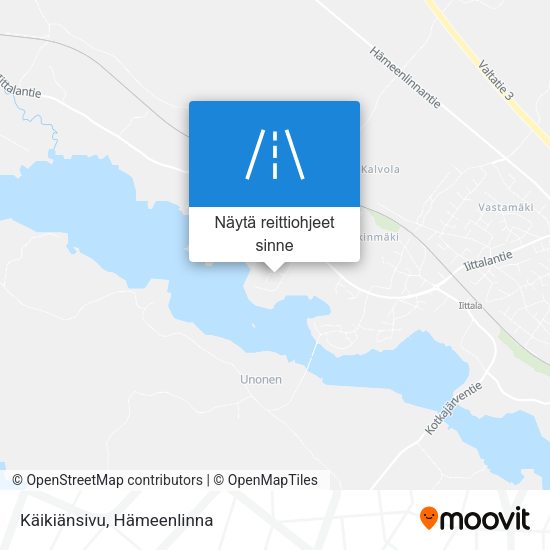 Käikiänsivu kartta
