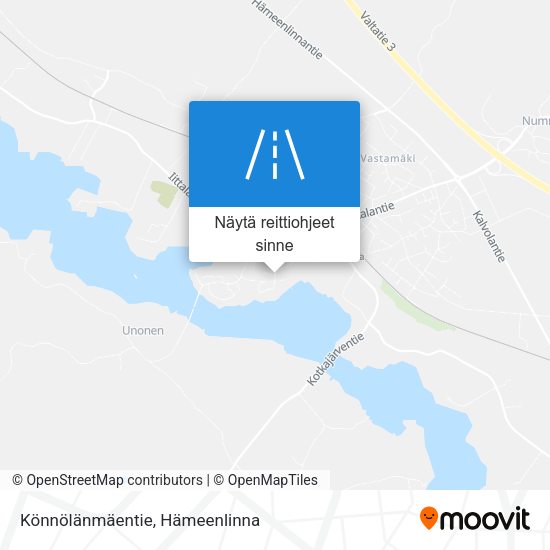 Könnölänmäentie kartta