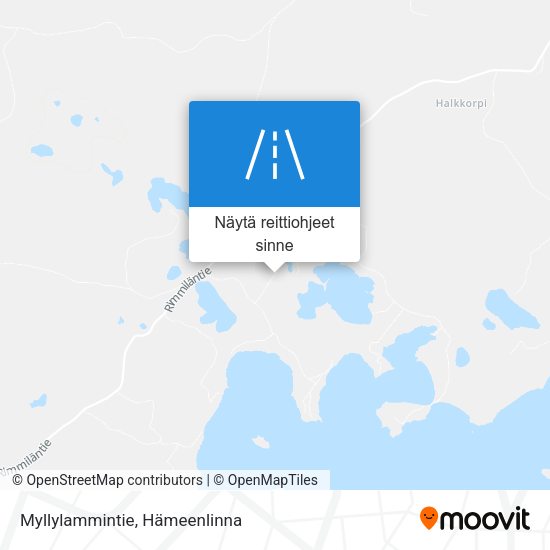 Myllylammintie kartta
