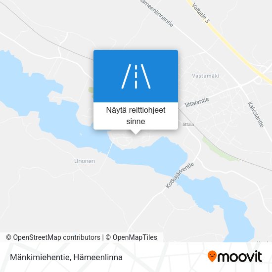 Mänkimiehentie kartta
