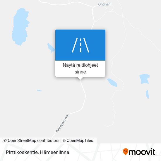 Pirttikoskentie kartta