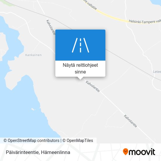 Päivärinteentie kartta